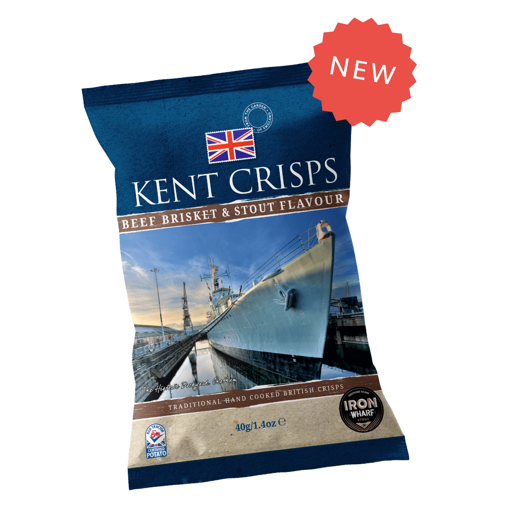 NEW Kent Crisps Flavour - Beef Brisket & Stout