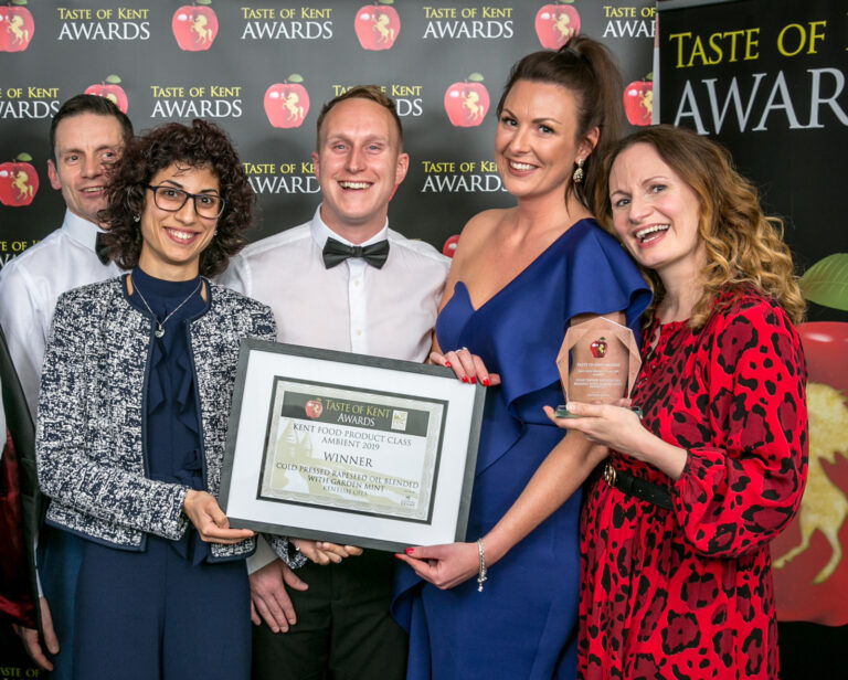 Kent Crisps winning at the Taste of Kent Awards